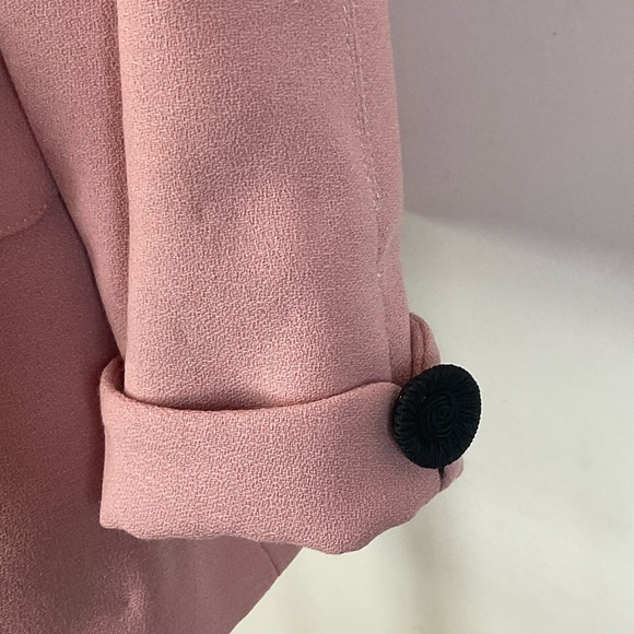 OKW Blazer Pink Wool Luxury Button Down Lightweight Boutique Size Medium - Picture 5 of 12